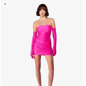Miscreants Cupid mini dress with gloves- NWT